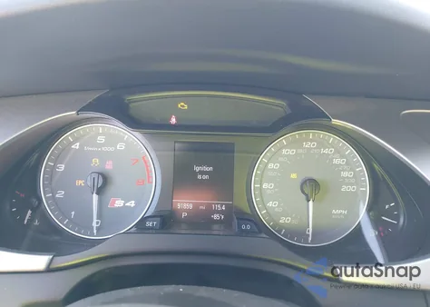 2011 Audi S4 3.0 Premium Plus z USA, uszkodzony, nr VIN WAUKGAFL6BA057227